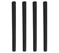 Kichvoe 4pcs Graphite Rods for Laboratory Settings 6mm Diameter Cylindrical Carbon Bars Featuring High Conductivity and Heat Resistance for Physical Experiments