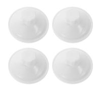 Kichvoe 4pcs Heavy Duty 85mm Threaded Suction Cups for Cat Window Perch Replacement with Smooth Edges, Plastic Strong Suction Cup Hooks for Pet Hammocks and Indoor Cat Beds