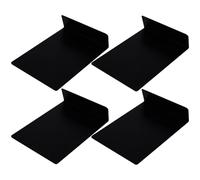 Kichvoe 4pcs Mini Blackboards Reusable Easy to Write PVC Display Signs for Restaurant Wedding Menu Price Message Boards