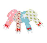 Kichvoe 4Pcs Parrot Diapers, Flight Suit with Adorable Printed Design, Skin-Friendly and Easy to Clean, for Lovebirds