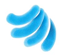 Kichvoe 4pcs Pet Water Fountain Replacement Filters for Home and Pet Store Use, Black Non-woven Fabric and Ion Resin Material, Softens Water and Removes Hair Efficiently