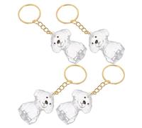 Kichvoe 4pcs Portable Dog Hair Keepsake Keychain with Dustproof Seal Technology, Abs Capsule Pendant Lightweight Memorial Ornament for Pet Owners and Dog Lovers