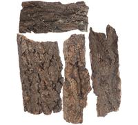 Kichvoe 4pcs Reptile Tree Bark Decor Pet Hide Climbing Platforms Terrarium Accessories Habitat Mat for Lizards Snakes Spiders