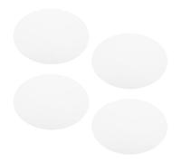Kichvoe 4pcs Round Acrylic Light Shade Replacement, 18cm Ceiling Lamp Cover Modern Stylish Design, Reduces Eye Strain and Resists Cracking, for Indoor Pendant Lights and Decorative
