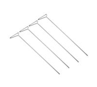 Kichvoe 4pcs Stainless Steel Cell Spreaders Set, Triangle and Wide Spreading Rods for Laboratory Cell Culture and Experiments, Sturdy Lab Supplies for Microbiology