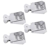 Kichvoe 4pcs Stainless Steel Queen Clips Beekeeping Tools Metal Bee Hive Frame Clamp for Honey Harvesting and Queen Cage Handling Equipment