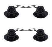 Kichvoe 4pcs Tpu Spiral Boston Air Valves One-way Inflation Valves for Inflatable Kayak Rafts Rubber Boats Narrowboat Accessories