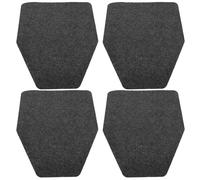 Kichvoe 4pcs Urinal Mats For Men Room - Washable Bulk Urinal Floor Mats For Toilet Commercial - Non-Slip Disposable Bathroom Pads
