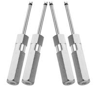 Kichvoe 4pcs Valve Core Remover Installer Set with Magnetic Aluminum Alloy Heads Tire Valve Stem Tool Kit for Cars Motorbikes Bicycles and Trucks for Tire Repair