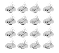 Kichvoe 50 Pcs Brooch Base Pin Base Metal Brooch Clasps Long Serving Life Sturdy Not Easy to Break Silver for Meetings and Parties DIY Jewelry Making