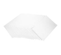Kichvoe 50 Sheets of White Self-Adhesive Thermal Paper Sticky Labels with Tear-Resistant and Smooth Surface for Express Sites and Daily Needs, Printable Sticker Paper for Inkjet and Laser