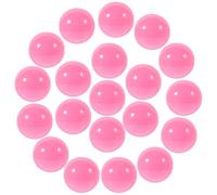 Kichvoe 50pcs Mini Ball Plastic Raffle Balls Empty Bingo Ball Openable Capsules Vending Machine Containers Sphere Game Balls for Surprise Party Favor Prize 4cm Pink
