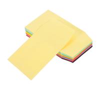 Kichvoe 50pcs Small Blank Colored Paper Envelopes for Coins and Small Parts with Moisture Prevention and Detailed Craftsmanship, for Wedding and Birthday Invitations Random Color