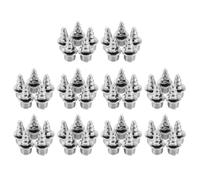 Kichvoe 50pcs Track Shoe Spikes 7mm Removable Metal Silver, Shoe Spikes for Synthetic Tracks and Athletic Surfaces, Sprints and Competitive Events
