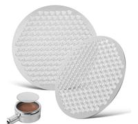 Kichvoe 52mm Puck Screen: 2pcs Metal Espresso Filters Reusable Coffee Filter 0.7mm Thickness Stainless Steel Filter Screen Mesh for Portafilter, Coffee Accessories for Home Cafe Bar 53mm Portafilter
