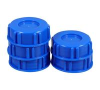 Kichvoe 5pcs 20l Plastic Bucket Lid Blue with Gasket Large round Rain Barrel Cover Waterproof Drum Top Suitable for Chemical Storage and Outdoor Water Tank Use