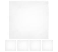 Kichvoe 5pcs Acrylic Board 1mm Thick 20x20cm Square Sheets for DIY Crafts Painting Signs Decorative Art Material in Plastic