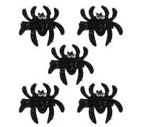Kichvoe 5pcs Halloween Hairpin Spider Shape Clips Quirky Hairs Barrettes Kids Hair Accessories for Costume Party