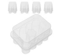 Kichvoe 5pcs Insulin Vial Storage Case for 3ml Insulin Vials, Plastic Airtight Organizer with Easy Open Design, Protects from Light and Air, for Refrigerator and Travel Use