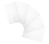 Kichvoe 5pcs Money Sleeves Plastic Currency Holders 3.5x2.5inch Hard Plastic Protecting Commemorative Banknotes Easy to Use for Paper Money Collectors