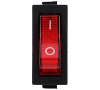 Kichvoe 5pcs Red Toggle Switches for Electric Cooker 5000w High Power Replacement Buttons Compatible with Electric Hot Pot Frying Pan Heater Controls