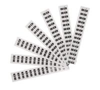 Kichvoe 60pcs Harmonica Note Stickers Self-adhesive Removable Musical Scale Marking Labels for C Key 24-hole/28-hole Harmonicas, Black, Beginner Learning Aid