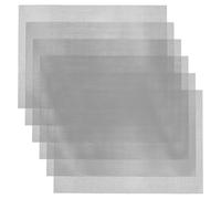 Kichvoe 6pcs 15x21cm Stainless Steel Mesh Screen Metal Wire Cloth for Garden Wire Fencing, DIY Projects, Window Vent Filter, Rust-resistant Fine Mesh Sheets