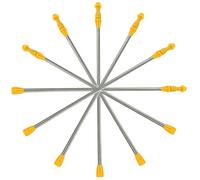 Kichvoe 6pcs Agricultural Sprayer Rods Stainless Steel Stretchable Sprayer Replacement Rods Easy to Install Long Wands for Garden Watering and Plant Watering