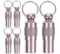 Kichvoe 6pcs Anti Lost Pet Id Tags for Dog and Cat Collar, Lightweight Premium Aluminium Material with Anti-Rust and Corrosion Resistance, for Use Around The Pet's Neck