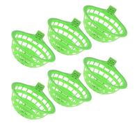 Kichvoe 6pcs Bird Nest Hanging Cage Nest Easy Installation Quick Disassembly Plastic 5.70x5.70x2.44in Fixed on The Cage Suitable for Small Birds