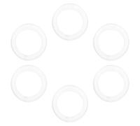 Kichvoe 6pcs Hairdressing Scissors Accessories Silicone Finger Protectors Comfortable to Touch Easy to Install for Pet Salon and Home Use