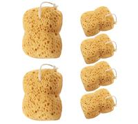 Kichvoe 6pcs Honeycomb Bath Sponges Soft and Highly Absorbent Exfoliating Shower Sponges with Natural Honeycomb Structure Gentle for Sensitive Skin for Travel and Spa Use