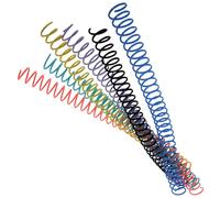 Kichvoe 6pcs Loose Leaf Binder Circles Plastic Binding Rings Lightweight Easy to Carry Assorted Color Flexible Book Rings for Office and School Use