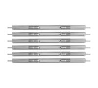 Kichvoe 6pcs Loose Leaf Binder Spines Comb Binder 4.5 Inch Metal Iron Plating Well Polished Convenient to Use and Storage Large Capacity Office and Home Binding Tools