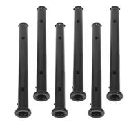 Kichvoe 6pcs Plastic Trash Can Latch Pins with Lid Connecting Shaft for 240l Outdoor Garbage Bin, Sturdy Bin Cover Lock Accessories for Waste Management and Industrial Use