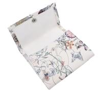 Kichvoe 7-Day Portable Pill Organizer Pu Leather Case with 28 Compartments, White Pill Storage Wallet Bag for Travel and Daily Medication Management