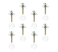 Kichvoe 8 Sets Bird Cage Perch Screws Fixing Screw Kit Stainless Steel Super Compressive Resistance Will Not Damage Cage 1.97x1.18x1.18in Sturdy Birdcage Accessories for Pet Birds