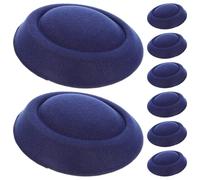 Kichvoe 8pcs Hat Accessories Pillbox Fascinator Base for Women Vintage Craft Supplies for Wedding Guest Hats and Flight Attendant Accessories