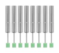 Kichvoe 8pcs Universal Trash Can Damper Replacement Kit, Green Hydraulic Soft Closing Lid Mechanism, Metal and Plastic Slow-close Pistons for Kitchen Wastebasket