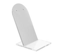 Kichvoe Acrylic Mirror Jewellery Display Stand with Tray, Lightweight and Not Easily Broken, for Ear Studs Photography Background and Desktop Use, Simple Style Reflection Mirror for Photo