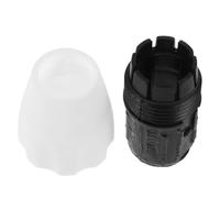 Kichvoe Adjustable Fan Lock Nut for Pedestal and Floor Fans Sturdy Plastic Coupling Secure Hold Fits 32mm Outer Tube and 22mm Inner Tube White Replacement Part