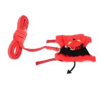 Kichvoe Adjustable Plush and Non-woven Fabric Pet Harness and Leash Set for Small Pets Including Ferret and Rabbit, Practical Anti-escaping Design for Walking and Outdoor Activities