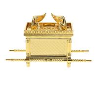Kichvoe Ark of Ornaments Jewish Art Statue Ark of The God Statue of Decor Judaica of Prop Ancient Religious Figurine Faith Zinc Alloy