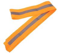 Kichvoe Athletics Finish Rope Ribbon with Fixing for Running Track and Race Finish Line Smooth Surface Safety Strap for Outdoor Use Easy Installation and Multi-scenario Warning Tape Orange