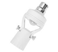 Kichvoe B22 Sensor Lamp Holder with Infrared Human Motion Sensor, Adjustable Design, Made of PC and Iron for Stable Performance and Easy Installation, for Outdoor and Corridors Lighting