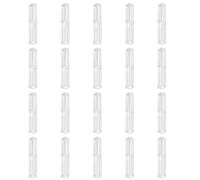 Kichvoe Ballpoint Pen Case 20 Pack Plastic Display Box for Pencils | Shell, Fixed Plate Design, Portable Single-pen Storage, Suitable for Trade Show Samples and Gift Sets