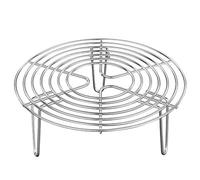 Kichvoe Baskets Stainless Steel Stainless Steel Steam Rack, Steaming Rack Stand Round Cooking Rack Egg Basket Trivet Food Stand Air Fryer Rack Cooling Rack Stainless Steel