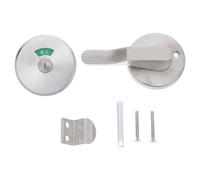 Kichvoe Bathroom Stall Lock with Stainless Steel Privacy Indicator for Public Restroom Doors - Vacant Occupied Toilet Partition Latch with Sturdy Metal Vacant Engaged Indicator