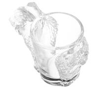 Kichvoe Bear-Shaped 50ml Shot Glasses Set with Heavy Base, Mini Espresso and Whiskey Glasses for Home Bar, Creative Animal Design Liqueur Cups for Spirits and Coffee