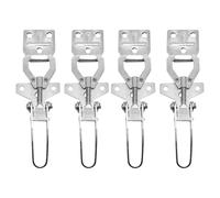 Kichvoe Beehive Connector Buckle Set 4Pcs with Lockable Buckle and Clamps, Beehive Box Lock for Bee Nuc Box, Beekeeping Hive Parts for Bee Farm Tools